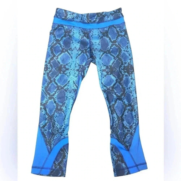 Lululemon Run Inspire Crop II (Mesh) Mini Ziggy Snake - Picture 2 of 9